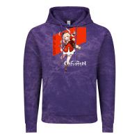 Cloud Purple Genshin Impact Klee Vintage Hoodie - artisFamous