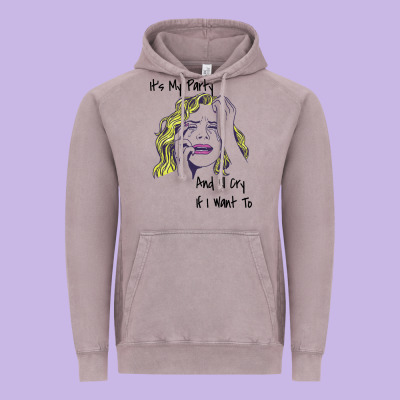 It's My Party And I'll Cry If I Want To Happy Christmas Vintage Hoodie Designed By Artisfamous