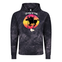 Cloud Black neil crazy horse Vintage Hoodie - artisFamous
