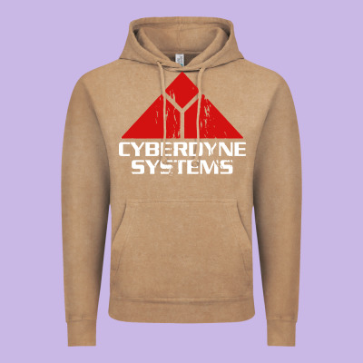 Cyber Dyne Systems Vintage Hoodie Designed By Artisfamous