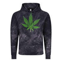 Cloud Black Weed leaf Vintage Hoodie - artisFamous