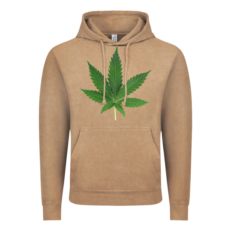 Weed Leaf Vintage Hoodie by artisFamous | Teevron