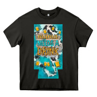 Asphalt Mama needs a drink slim can cooler mother's day Heavy Core Tee - HowdyJamesFarm
