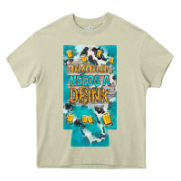 Mossy Mama needs a drink slim can cooler mother's day Heavy Core Tee - HowdyJamesFarm