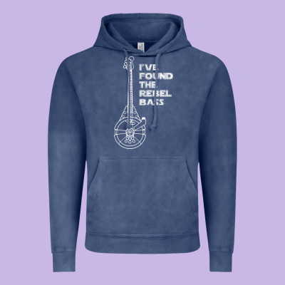 Rebel Bass Vintage Hoodie Designed By Artisfamous