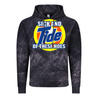 Cloud Black sick and tide of these hoes Vintage Hoodie - artisFamous