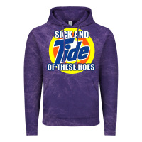 Cloud Purple sick and tide of these hoes Vintage Hoodie - artisFamous