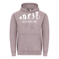 Vintage Zinc alien evolution Vintage Hoodie - artisFamous
