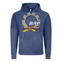 Vintage Denim brp ski doo Vintage Hoodie - artisFamous