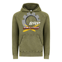 Vintage Olive brp ski doo Vintage Hoodie - artisFamous