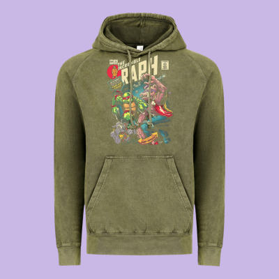 The Incredible Raph Vintage Hoodie Designed By Artisfamous