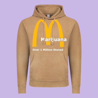 Marijuana Over 1 Million Stoned Vintage Hoodie Designed By Artisfamous