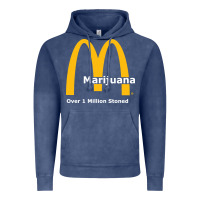 Vintage Denim marijuana over 1 million stoned Vintage Hoodie - artisFamous