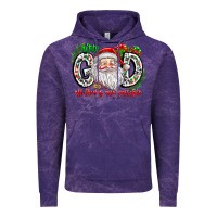 Cloud Purple with god all things are possible santa Vintage Hoodie - CowhideDigitalArt
