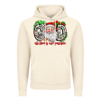 Vintage Artic with god all things are possible santa Vintage Hoodie - CowhideDigitalArt