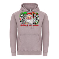 Vintage Zinc with god all things are possible santa Vintage Hoodie - CowhideDigitalArt