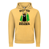 Vintage Mustard only you can prevent drama llama Vintage Hoodie - artisFamous