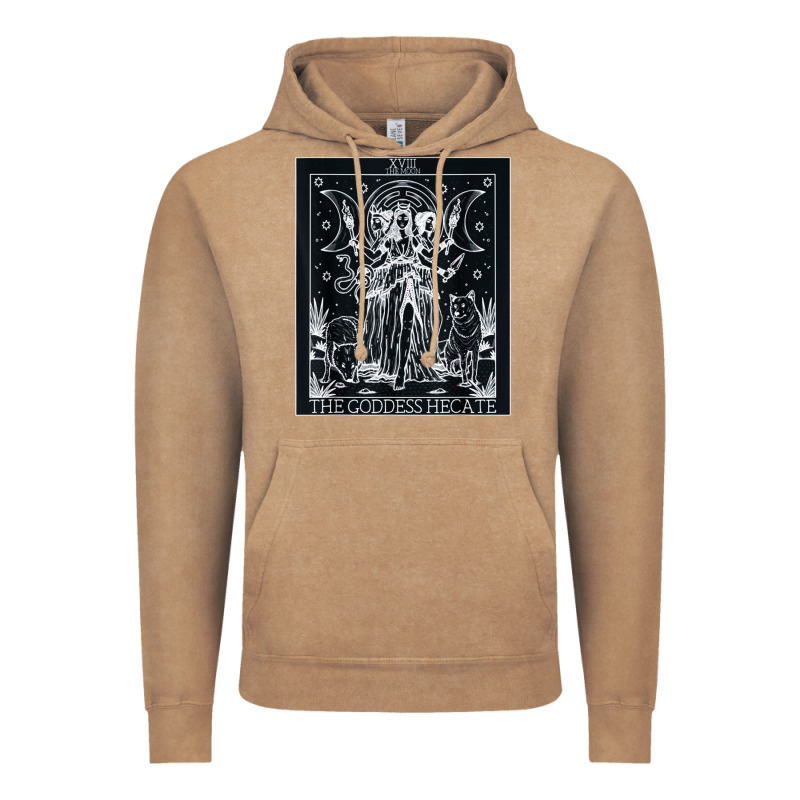 Hecate Tarot Card Triple Moon Goddess Witch Wiccan Pagan Vintage Hoodie by artisFamous | Teevron