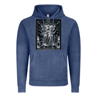 Vintage Denim hecate tarot card triple moon goddess witch wiccan pagan Vintage Hoodie - artisFamous