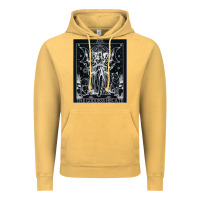 Vintage Mustard hecate tarot card triple moon goddess witch wiccan pagan Vintage Hoodie - artisFamous