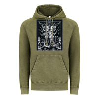 Vintage Olive hecate tarot card triple moon goddess witch wiccan pagan Vintage Hoodie - artisFamous