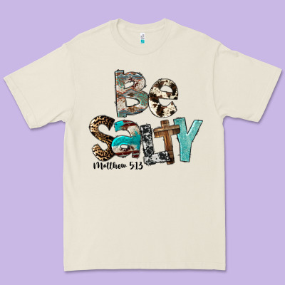 Be Salty Matthew 5:13 Premium Tee Designed By Fadigitalartstudio