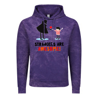 Cloud Purple strangers are awesome Vintage Hoodie - artisFamous