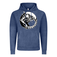 Vintage Denim xenomorph Vintage Hoodie - artisFamous