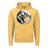 Vintage Mustard xenomorph Vintage Hoodie - artisFamous