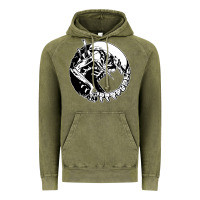 Vintage Olive xenomorph Vintage Hoodie - artisFamous