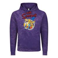 Cloud Purple the simpsons funny family Vintage Hoodie - artisFamous