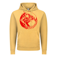 Vintage Mustard xenomorph Vintage Hoodie - artisFamous
