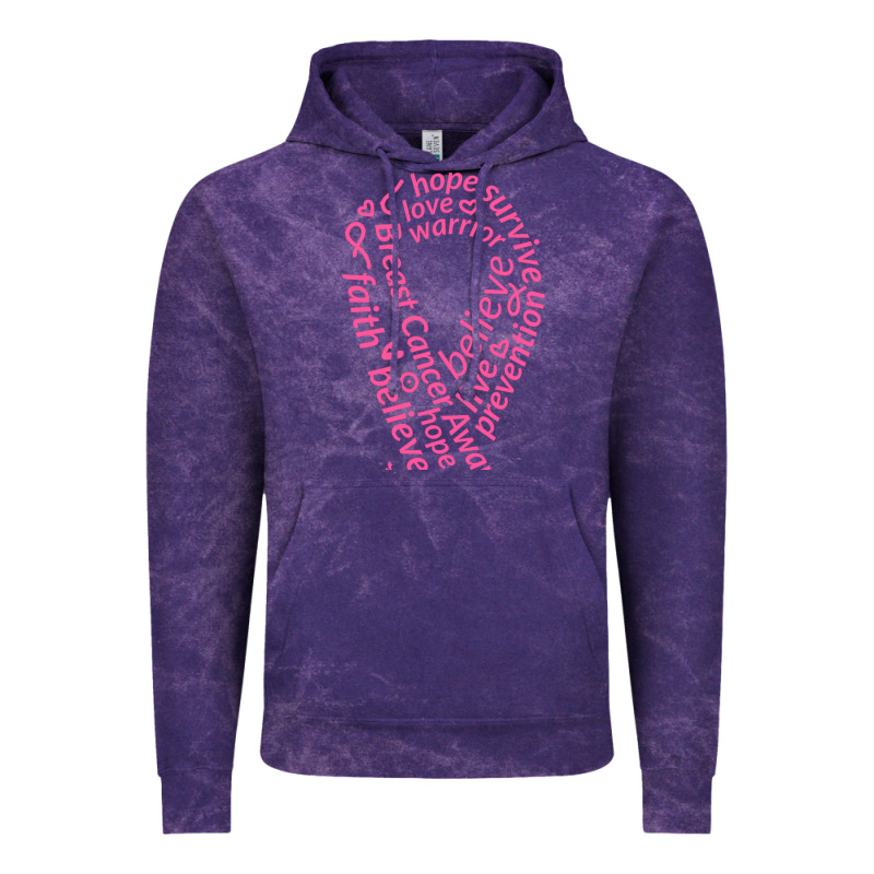 Pink Ribbon Vintage Hoodie by artisFamous | Teevron