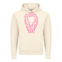 Vintage Artic Pink Ribbon Vintage Hoodie - artisFamous
