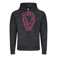Vintage Black Pink Ribbon Vintage Hoodie - artisFamous