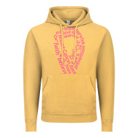 Vintage Mustard Pink Ribbon Vintage Hoodie - artisFamous