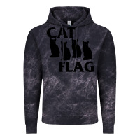 Cloud Black cat flag Vintage Hoodie - artisFamous
