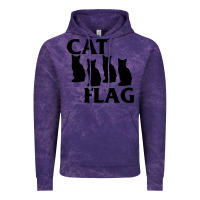 Cloud Purple cat flag Vintage Hoodie - artisFamous
