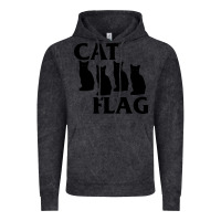 Vintage Black cat flag Vintage Hoodie - artisFamous