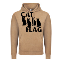 Vintage Coffee cat flag Vintage Hoodie - artisFamous