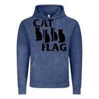 Vintage Denim cat flag Vintage Hoodie - artisFamous