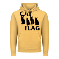 Vintage Mustard cat flag Vintage Hoodie - artisFamous