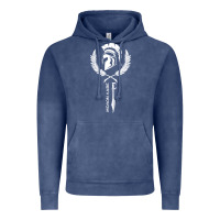 Vintage Denim sparta krieger fitness   molon labe Vintage Hoodie - artisFamous