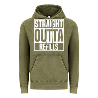 Straight Outta Refills Funny Pharmacy Technician Pharmacist Vintage Hoodie | Teevron