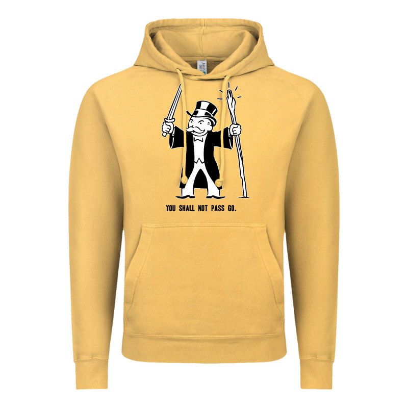You Shall Not Pass Go Vintage Hoodie by artisFamous | Teevron