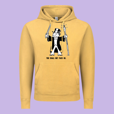 You Shall Not Pass Go Vintage Hoodie Designed By Artisfamous