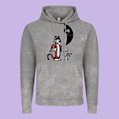Hobbes And Calvin Vintage Hoodie Designed By Artisfamous