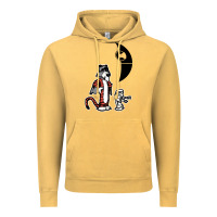 Vintage Mustard hobbes and calvin Vintage Hoodie - artisFamous