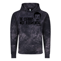 Cloud Black be curious not judgemental Vintage Hoodie - artisFamous