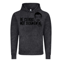 Vintage Black be curious not judgemental Vintage Hoodie - artisFamous